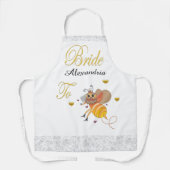 花嫁To Beeブライダルパーソナライズ エプロン (正面)