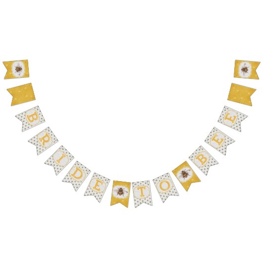 花嫁To Bee - Huminic-extra bees バンティングフラッグ (全)