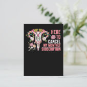 花子宮摘出術回復 ポストカード (スタンド正面)