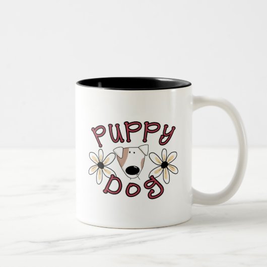 花子犬Tシャツとギフト ツートーンマグカップ (右)
