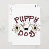 花子犬Tシャツとギフト ポストカード (正面/裏面)