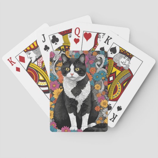 花子猫 トランプ (裏面)