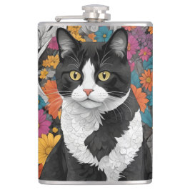 花子猫 フラスク