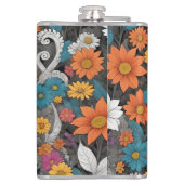 花子猫 フラスク (裏面)