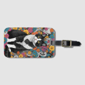 花子猫 ラゲッジタグ (正面横)