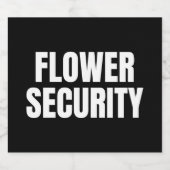 花安全保障リングや輪持参人 ビールラベル (シングルラベル)