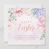 花宗教的聖なる書物、 経典復活祭グリーティングカード カード (正面)