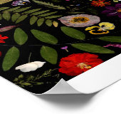 花実在芸術夏コテージガーデンポスター ポスター (角)