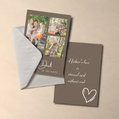 花家族の日のカスタム写真ホリデーカード シーズンカード