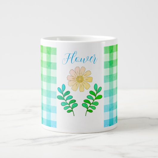 花専門マグカップ ジャンボコーヒーマグカップ (正面)