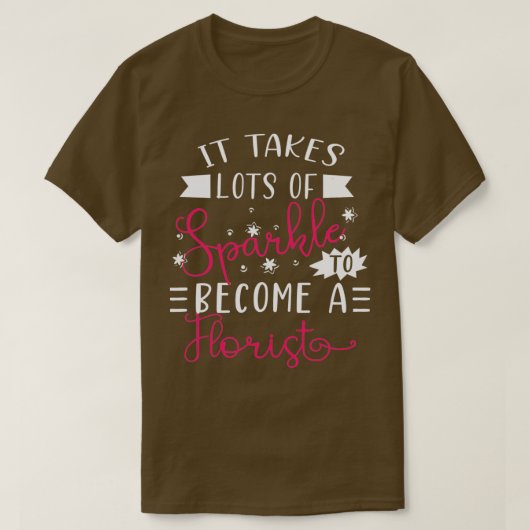 花屋かわいい花屋ギフトフロリおもしろいスト Tシャツ (デザイン正面)