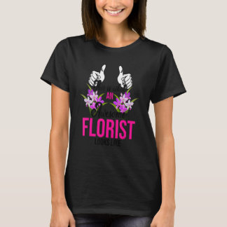 花屋が植物素晴らしのように見える Tシャツ
