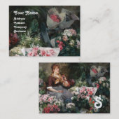 花屋で花束を作カラフルる 名刺 (正面/裏面)