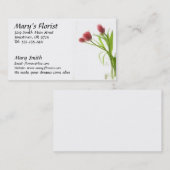 花屋によっては名刺が開花します 名刺 (正面/裏面)