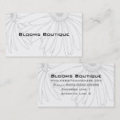 花屋に最適な名刺 名刺 (正面/裏面)