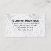 花屋に最適な名刺 名刺 (裏面)