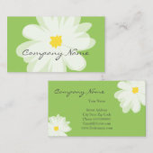 花屋のビジネスカードテンプレート花屋 名刺 (正面/裏面)