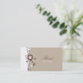 花屋のブティックの名刺 名刺 (スタンド正面)