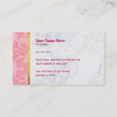 花屋のロゴ名刺 名刺 (裏面)