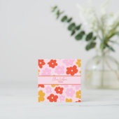 花屋の名刺 スクエア名刺 (スタンド正面)