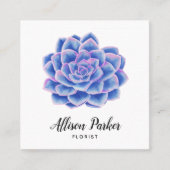 花屋の名刺 スクエア名刺 (正面)