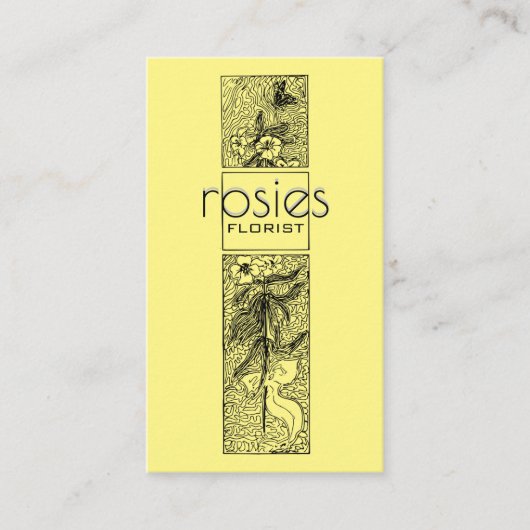 花屋の名刺 名刺 (正面)