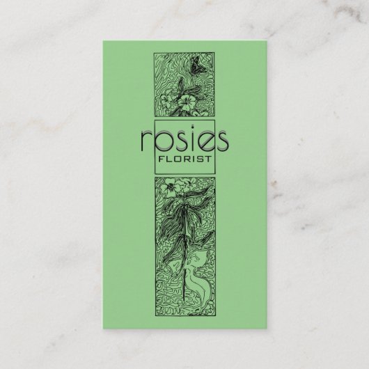 花屋の名刺 名刺 (正面)