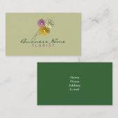 花屋の名刺 名刺 (正面/裏面)