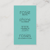 花屋の名刺 名刺 (裏面)