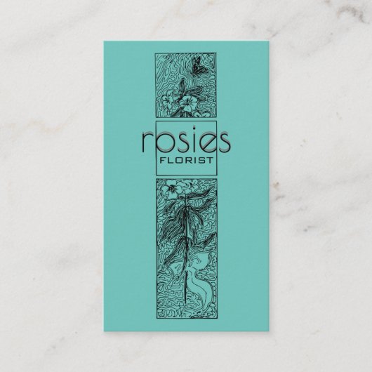 花屋の名刺 名刺 (正面)