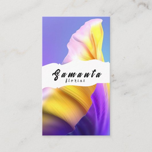 花屋の名刺 名刺 (正面)