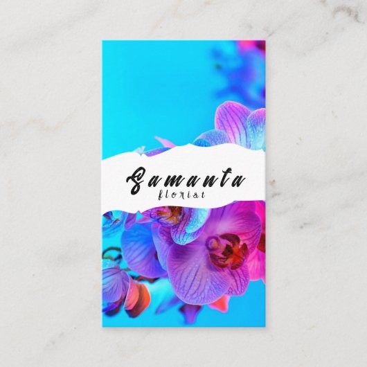 花屋の名刺 名刺 (正面)