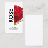 花屋の名刺 名刺 (正面/裏面)