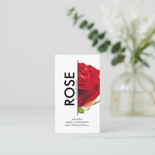 花屋の名刺 名刺 (スタンド正面)