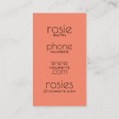 花屋の名刺 名刺 (裏面)