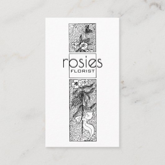 花屋の名刺 名刺 (正面)