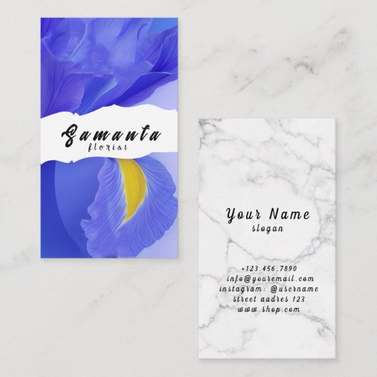 花屋の名刺 名刺 (正面/裏面)