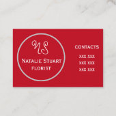 花屋の名刺 名刺 (裏面)