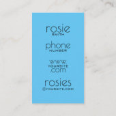 花屋の名刺 名刺 (裏面)