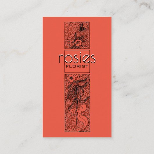 花屋の名刺 名刺 (正面)