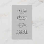 花屋の名刺 名刺 (裏面)