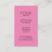 花屋の名刺 名刺 (裏面)