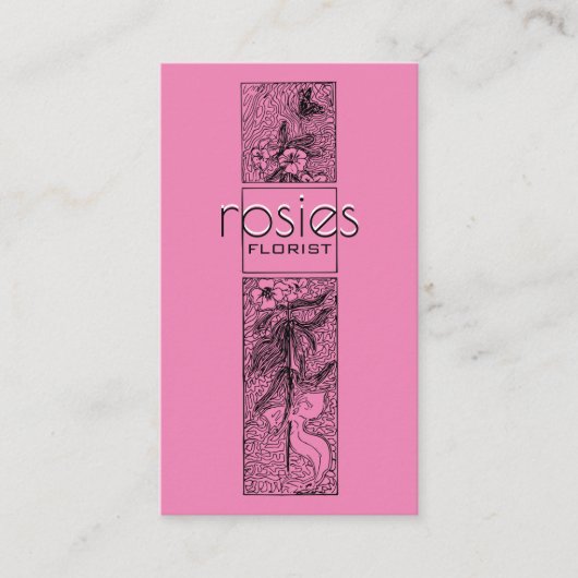 花屋の名刺 名刺 (正面)