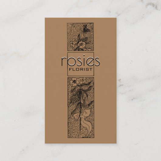 花屋の名刺 名刺 (正面)