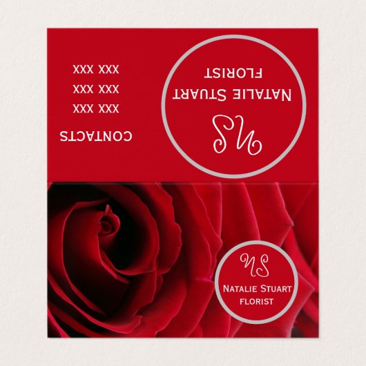 花屋の名刺 名刺 (外部フラット)