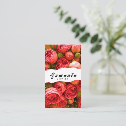 花屋の名刺 名刺 (スタンド正面)