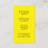 花屋の名刺 名刺 (裏面)