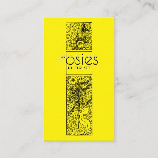 花屋の名刺 名刺 (正面)