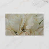 花屋の名刺-白いバラ 名刺 (裏面)