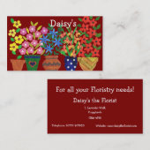 花屋の名刺 – Flower Power 名刺 (正面/裏面)